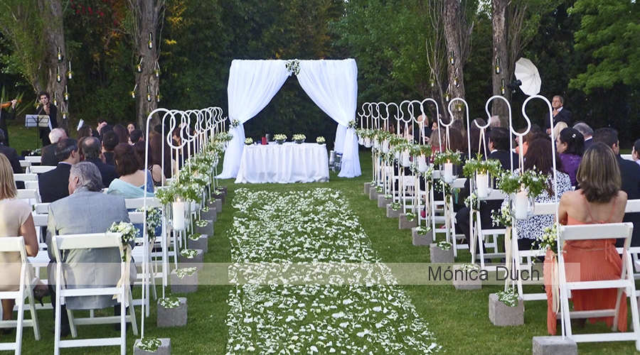 AMBIENTACION BODA AL AIRE LIBRE